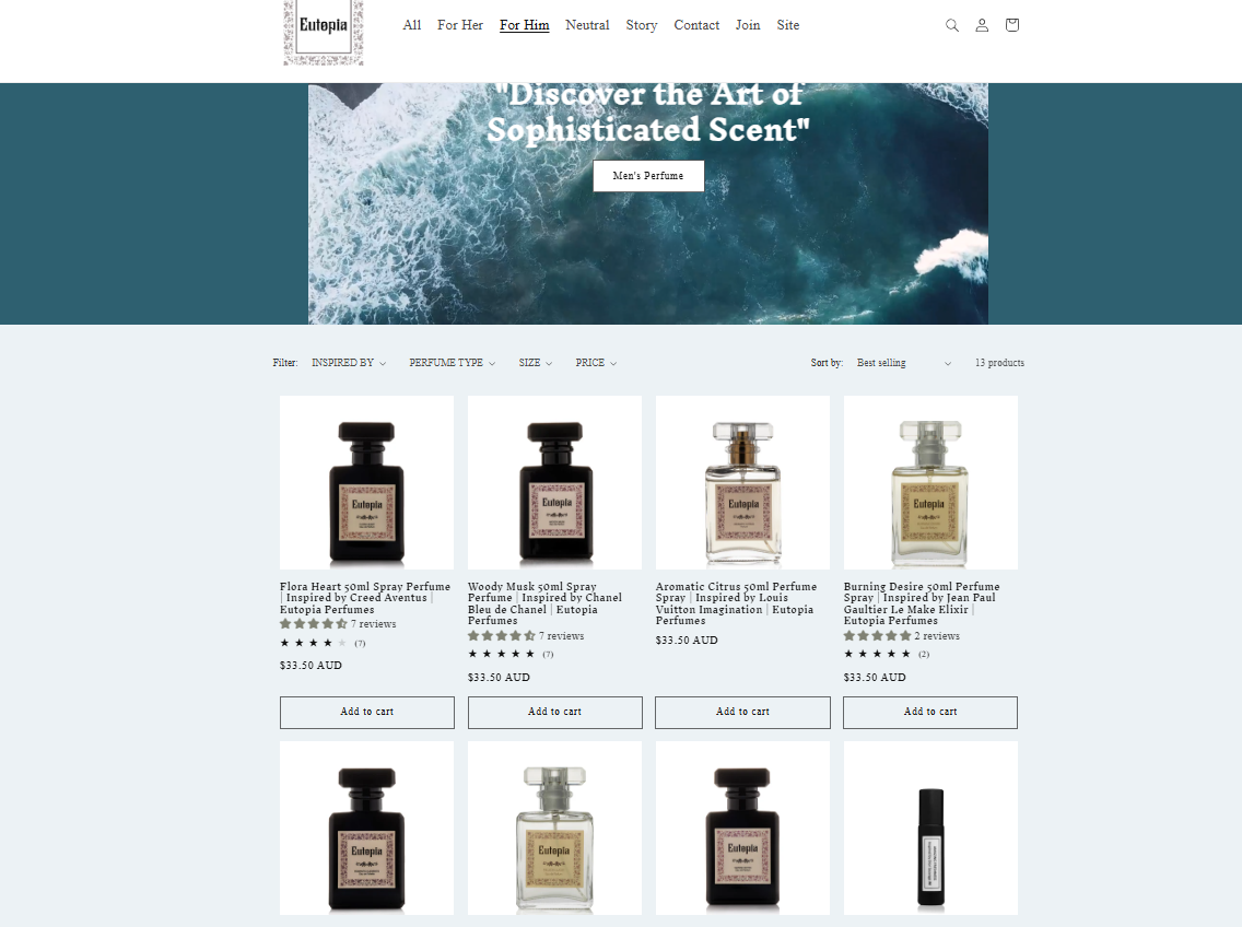 eutopia perfumes preview